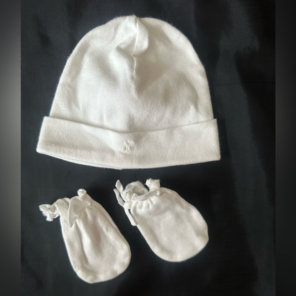 Bonpoint Infant Beanie Hat Set Size 1 - Picture 4 of 7
